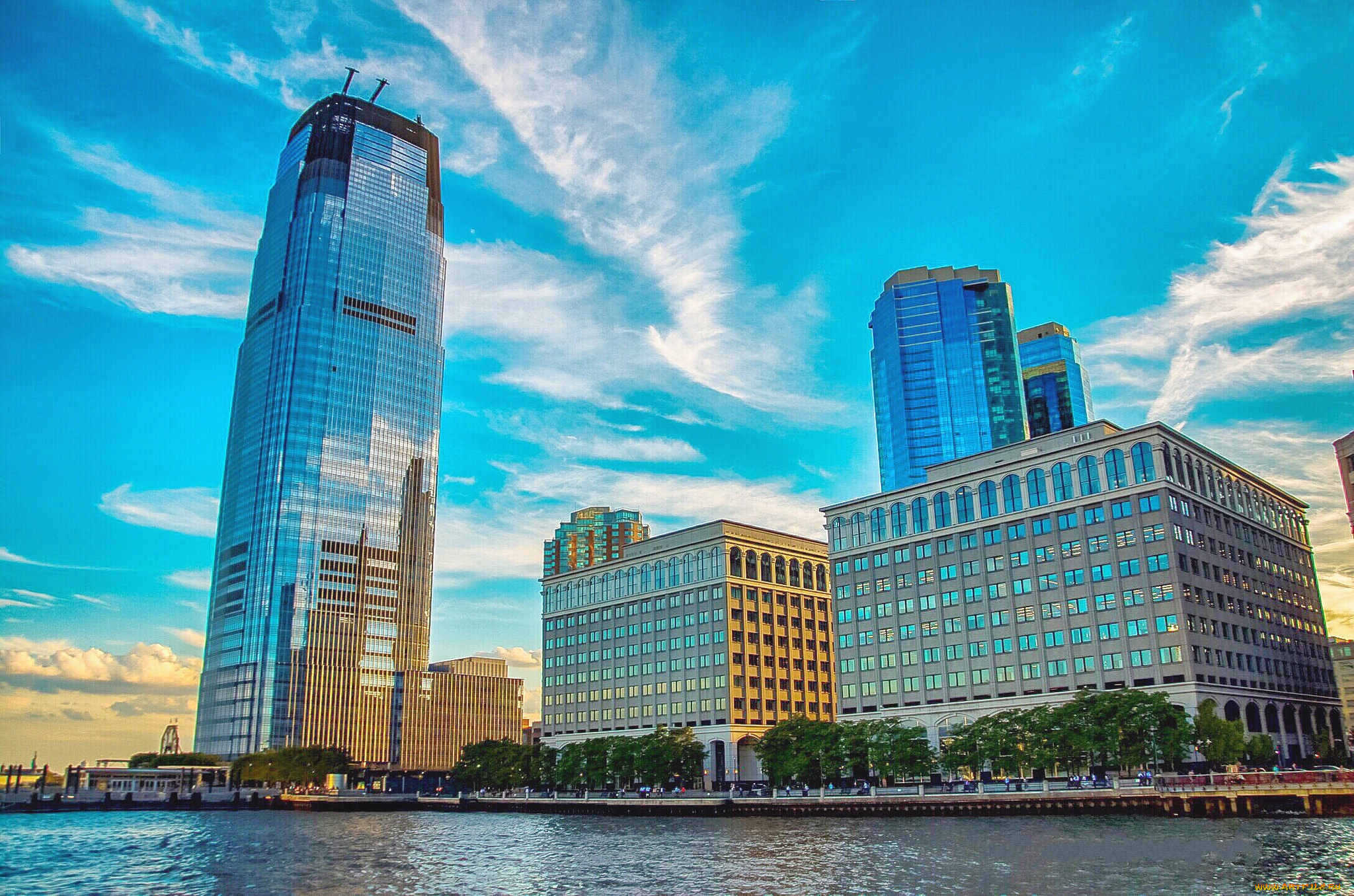 jersey city financial district,  exchange place new jersey, , - , 